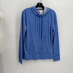 Avia Women's Blue Long Sleeve Active Wear Hoodie Size Large